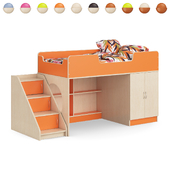 Legenda K02 + LY02 children's modular bed