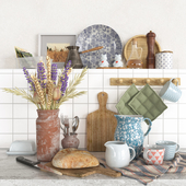 Decorative set for the kitchen 01