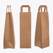 Paper bag slim with handle