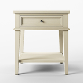 Manelin One Drawer Wood End Table