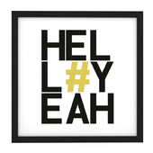 yeah by ultrapulp wall art