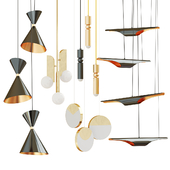 Set of suspended lamps ROMATTl;MAVEN;eperiod-led;Lee Broom;Inodesign