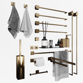 bathrooom accessories copper