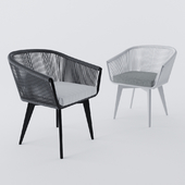 Couture outdoor armchair