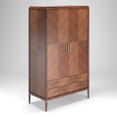 Pattern Wardrobe with 2 blind facades and 2 drawers