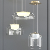 Set of three chandeliers