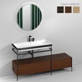 HAPPY D.2 PLUS Washbasin with drawers By Duravit