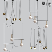 Aim And Ceiling Light Pendant Gold