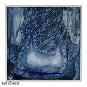 Picture Blue Abstract Still Life "Loft concept"