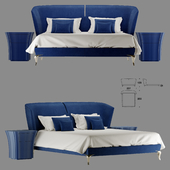 CONTOUR bed blue