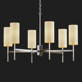 Tigermoth lighting - Stem chandelier with silk