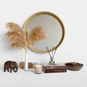 Decorative set with mirror ZARA HOME
