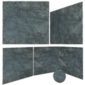 Stone Wall Rock Cliff (grey-blue)03 with 6K High Resolution Tileable Textures