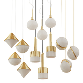 Collection of Chandeliers Lampatron;lee Broom;maytoni;three