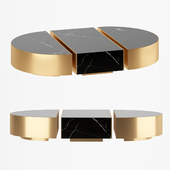 Coffee Table Eclipse Marble Fendi Home