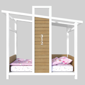 Tiny House Toddler Bed