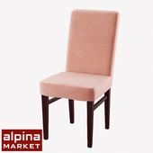 Chair soft Zanna dark nut ALP / ST-112/ VirginiaDustyRose