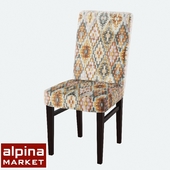 Chair soft Zanna dark nut ALP / ST-112 / Aladdin