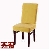 Soft chair Zanna dark walnut ALP / ST-112 / Diva_shafran