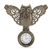 Декоративные часы - Сова
