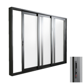Aluminium Sliding Triple Door & Window
