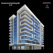Modern Residential Building 002 _ G+9