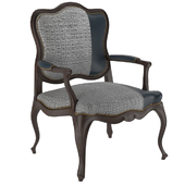 Alex Leather Bergere Chair