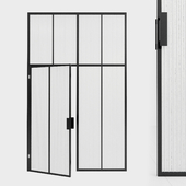Glass partition. Door. 103