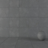 Concrete Wall Tiles Cumulus Anthracite Set 2