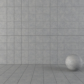 Concrete Wall Tiles Wind Grey Set 4