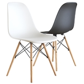 Eames style DSW white chair