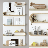 Shelf with decor