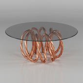 Table with intertwined legs