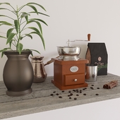 Decorative coffee set