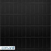 Плитка Cersanit Evolution черный рельеф 20x44 EVG233