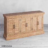 OM Dresser with doors Replica 3 sections Moonzana