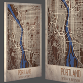 Portland master plan model