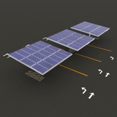 Solar canopy parking