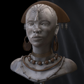 African Woman Statue