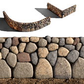 Frisian stone wall