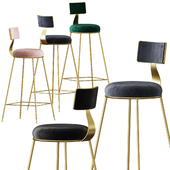 Nordic Modern Iron Bar Stool