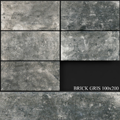 Keros Brick Gris 100x200