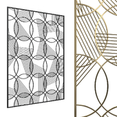 Decorative partition 008. (4 sizes, 4 materials)