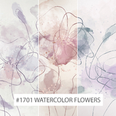 Creativille | Wallpapers | 1701 Watercolor flowers