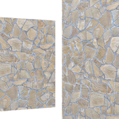 Cobblestone Old Wall Floor Travertine Sandstone 6K High Resolution Tileable