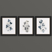 Abstract floral set