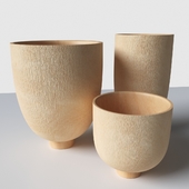 Wooden vases La Redoute Sato