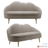 Jonathan Adler Ether Settee sofa