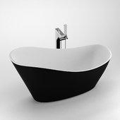 Black Acrylic Cabinet Bathtub