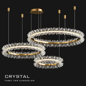 Crystal tree tiers chandelier